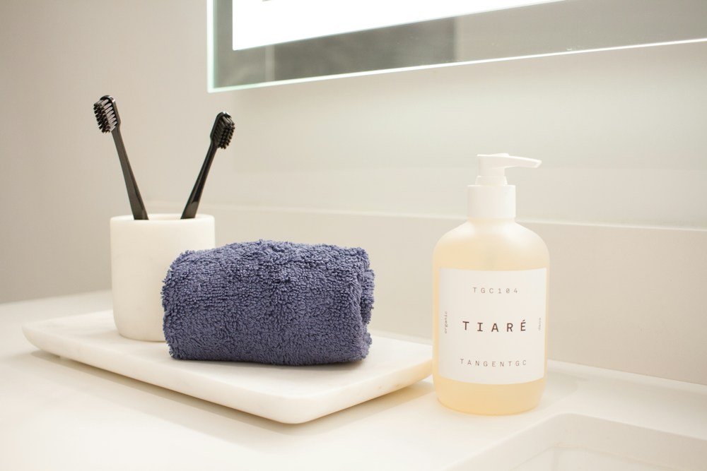 Illustrative Stone Soap Dispenser