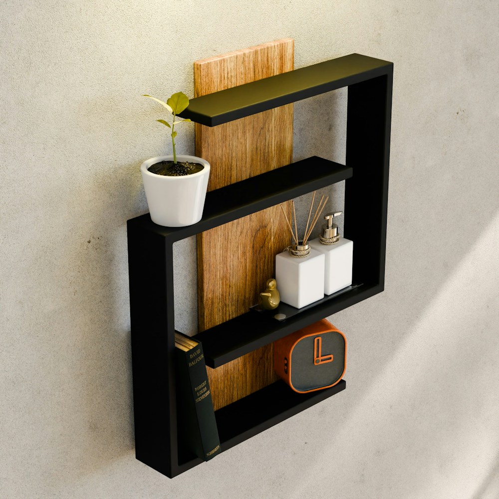 Illustrative Line Wall Shelf